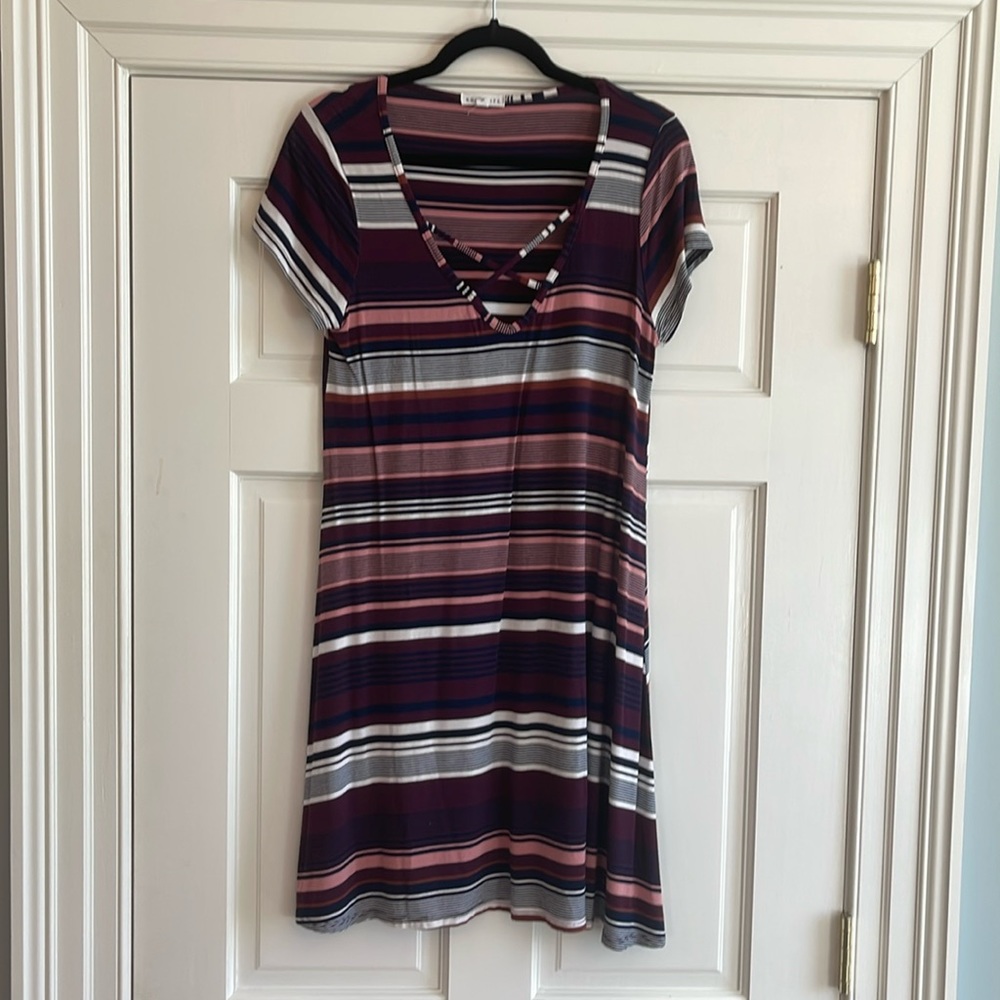 Socialite dress, women’s medium striped EUC